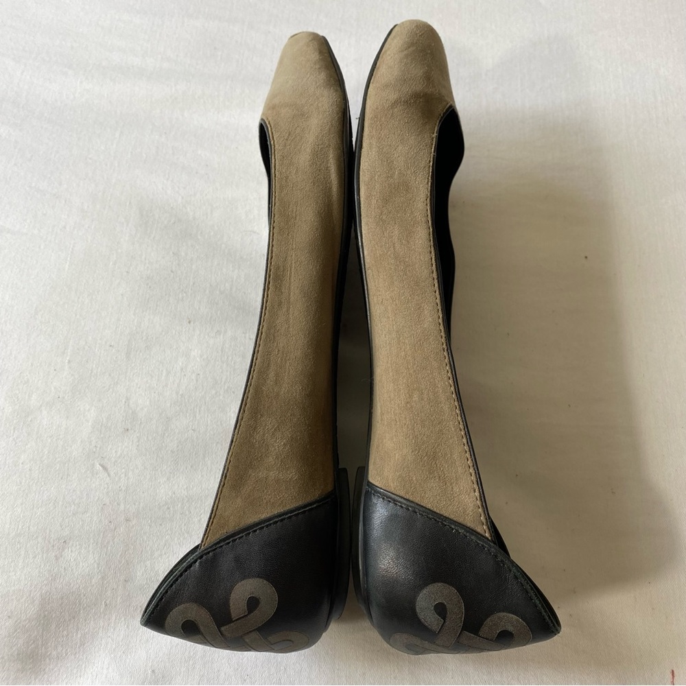 DVF Diane Von Furstenberg suede ballet flats size 7.5 Casual Elegant Everyday - Picture 4 of 9
